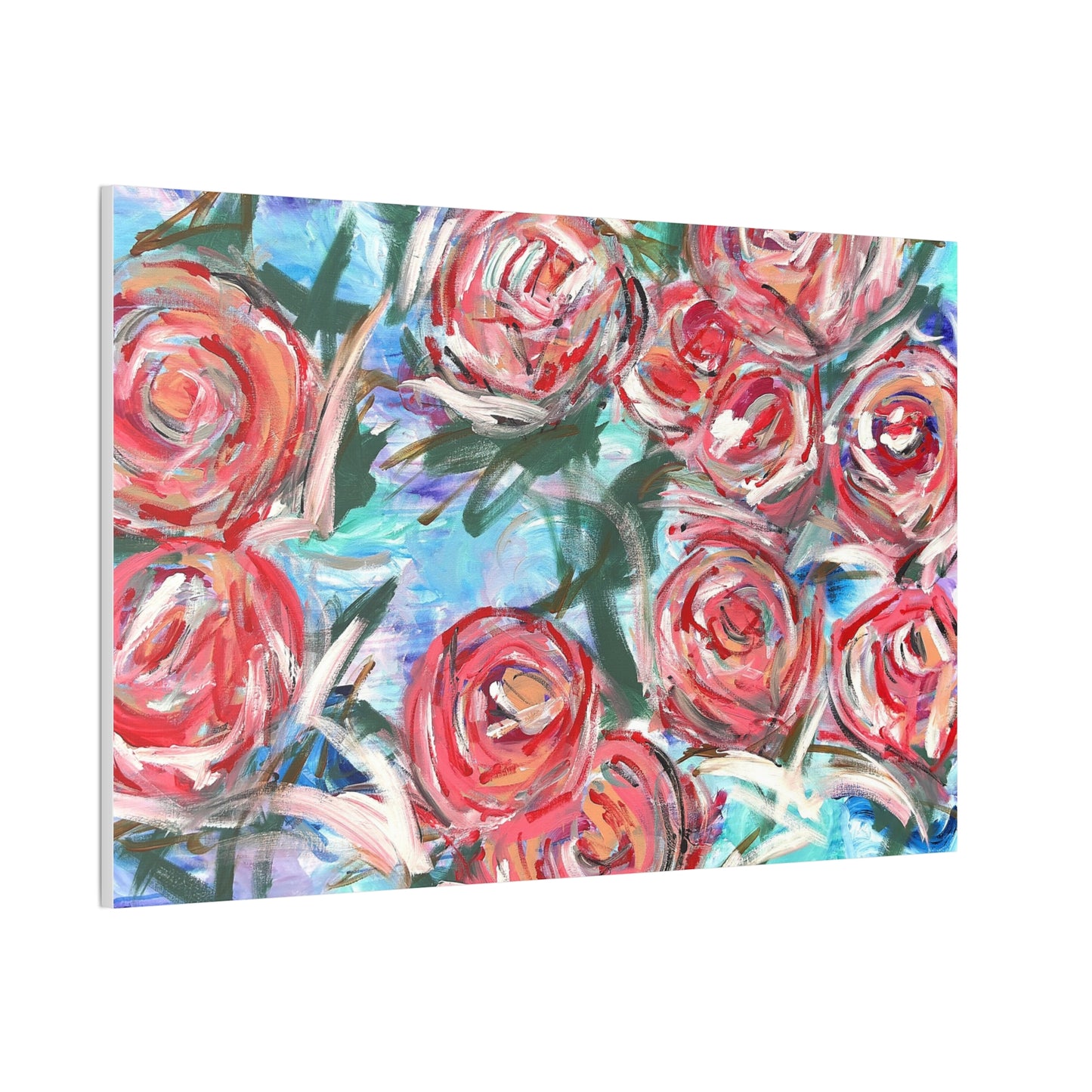 Floral Rose Garden Canvas