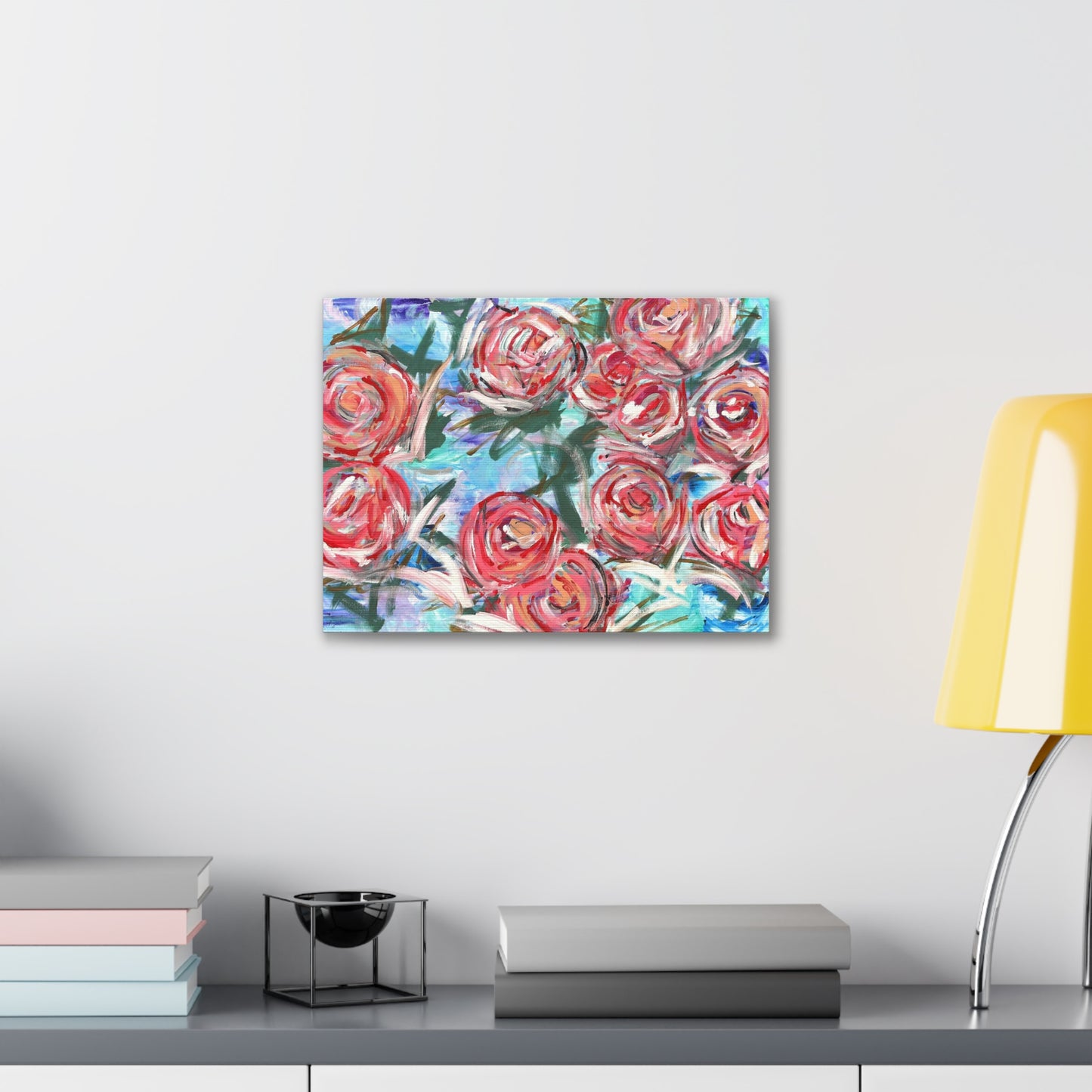 Floral Rose Garden Canvas